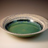 Ocean Platter with blue varigated rim