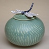 Small Jar with Dragon Fly