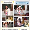 Sample "People Posting:" Barrett and Megumi's Daughter Momo-Chan