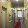 View of installation in entire hallway 