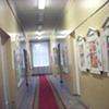 View of installation in entire hallway 