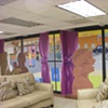 "Our Safe Haven," (view in room with furniture)