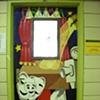 MS 298 "Drama" classroom door 