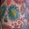 sugar skull in progress