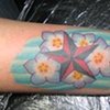 reworked star tattoo and added background