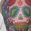 sugar skull in progress