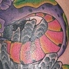 snake cover up....still needs one more sitting