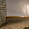 Detail View of Oxbow Sand Bank + Roadstains Relief's while entering gallery