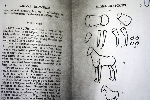 How to Draw a Horse (detail)