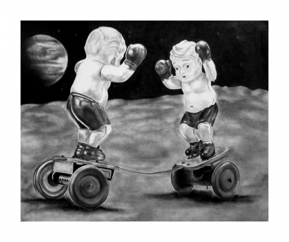 Boxing Baby Moon Fight