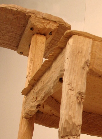 Carving While Seated (detail)