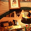 inside Mary's tent