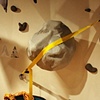 the boulder strapped perilously over my tent
