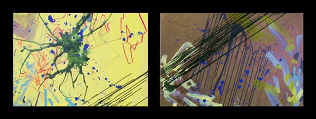 With One Comes the Other (Diptych)