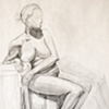 Seated Female Nude 03