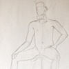 Seated Male Nude 02