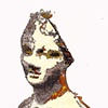 bust of a young maiden or goddess
