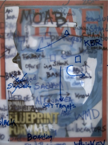 from UNDESTANDING IDEOLOGY series: Translucent Portrait of a War Criminal 