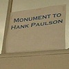 video documentation of the Monument to Hank Paulson