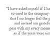 Excerpt from a letter
