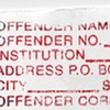 Offender Correspondence stamp