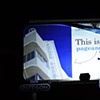 Billboard for "Vacated" at Gallery Page and Strange, Halifax, NS