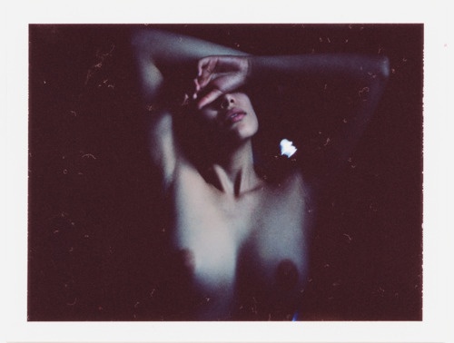 Yesenia photographed with my custom built 4x5 instant film camera