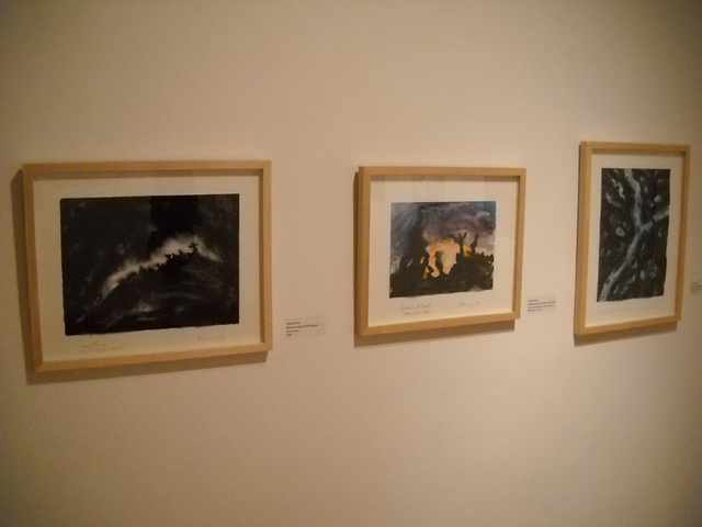 wall at the Borowsky Gallery