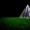 quilted tent on tour