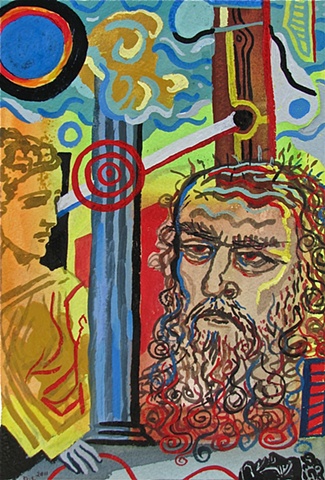 Odysseus is disguised , Penelope does not recognize him- The Odyssey
