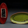 Green & Red Oval Dishes
