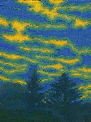 blue swirling twins