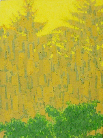 twins in ochre and yellow