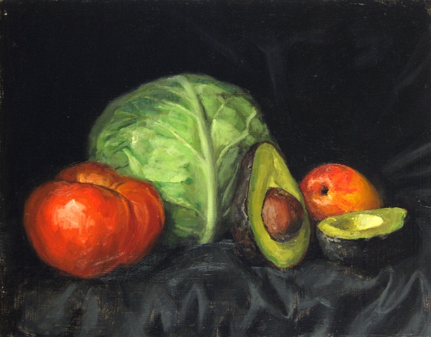 Cabbage and Fruit