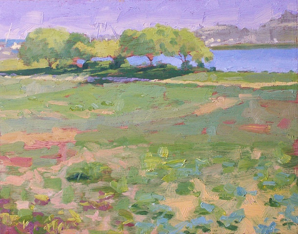 toward sunset lake