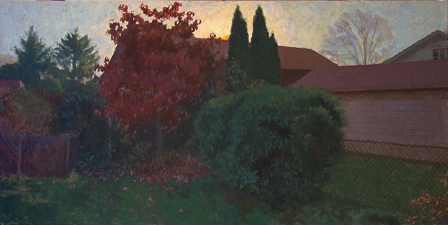 fall backyard