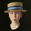 Sam in a Straw Hat