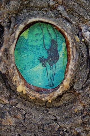 knot hole etching