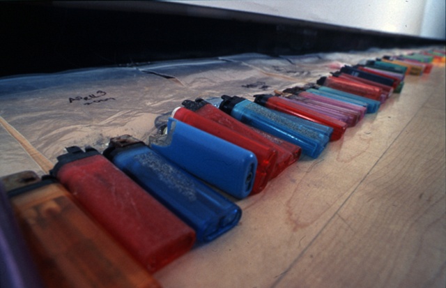found cigarette lighters by Jill Fitterer