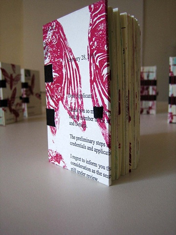 Artist book by Jill Fitterer