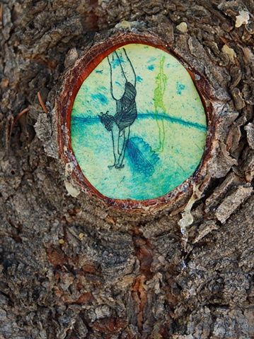 knot hole etching