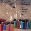 cigarette lighters with documentation bags