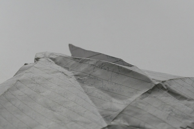 untitled (note paper mountain)