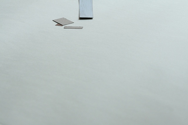 blue, minimal, paint, paper, abstract