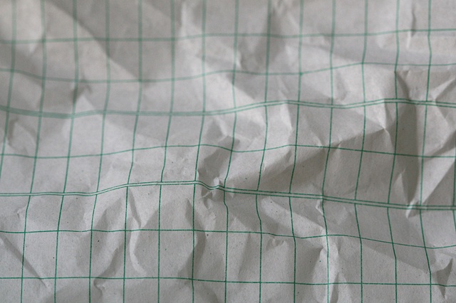 untitled (crumpled grid)