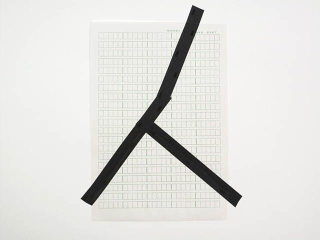 untitled [black tape mending]