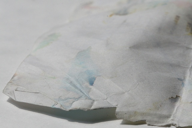 untitled (more of edge - reverse of map print out)