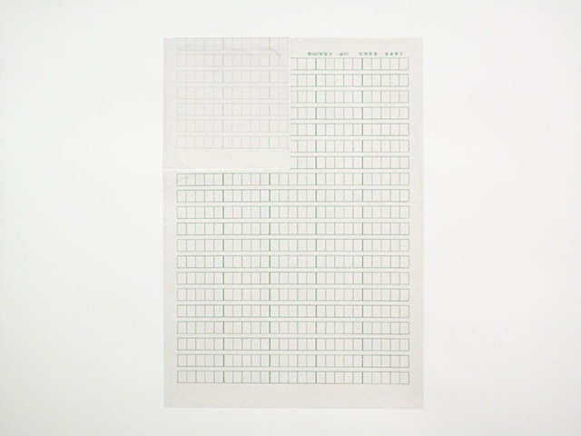untitled [green grid corner verso 1]