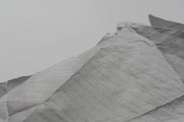 untitled (note paper mountain)