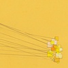 Untitled [yellow tethered squares]